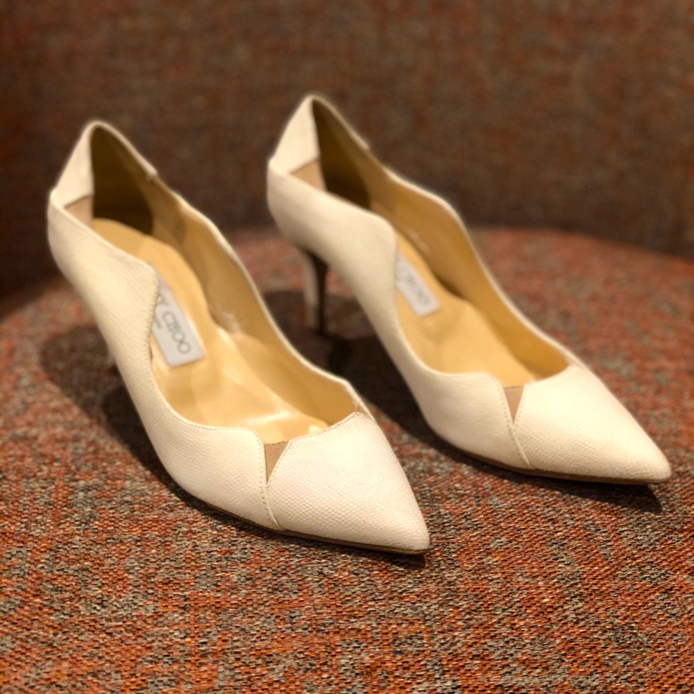 Jimmy Choo Tamika Heels, 2.5 inch heel worn once